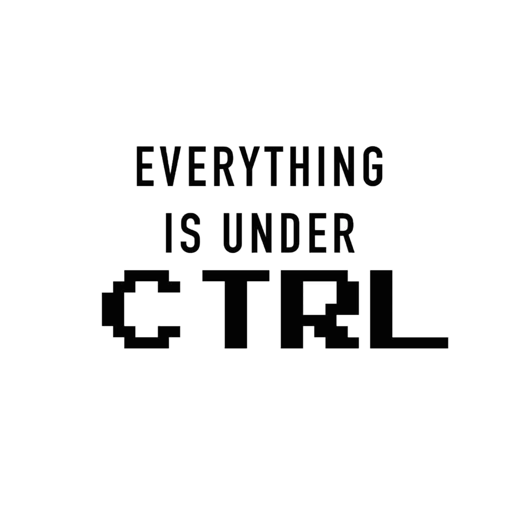Every Thing Is Under CTRL Sticker